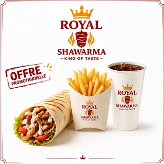 Menu Shawarma frites boisson