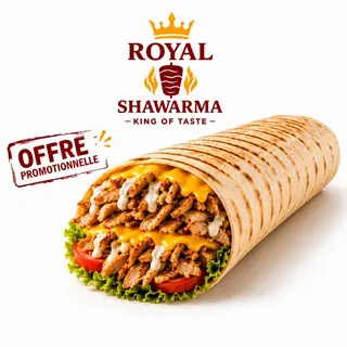 Double Shawarma royal cheddar