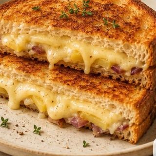 Croque fromage dinde