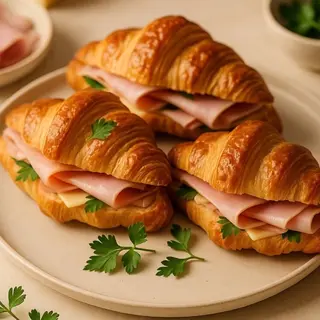 Croissant charcuterie