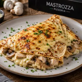 Crêpes poulet champignons