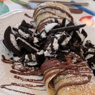 Crêpes Nutella Oreo