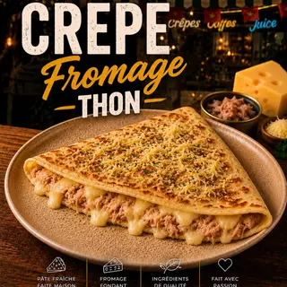 Crêpe fromage Thon