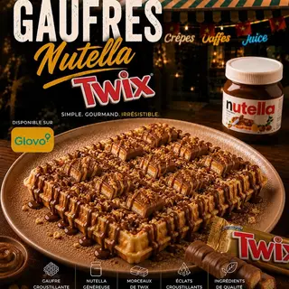 Gaufres Nutella Twix