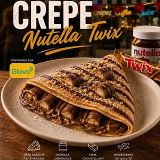 Crêpe Nutella Twix