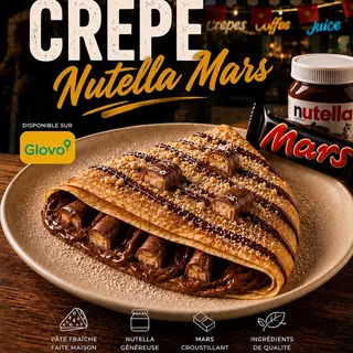 Crêpe Nutella Mars