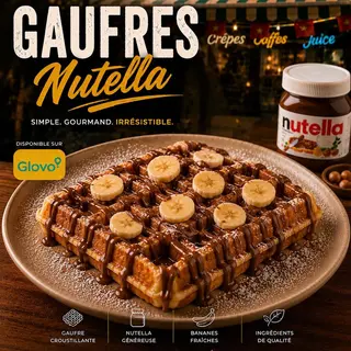 Gaufres Nutella Banana