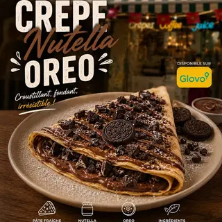 Crepe Nutella Oreo
