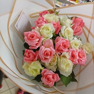 Bouquets rose 20 blanch et roses