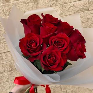 Bouquet de 10 Roses Rouges