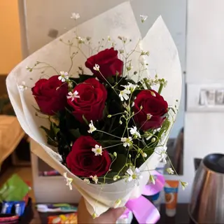 Bouquet de 5 Roses