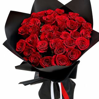 ÉCLAT ROYAL – 40 Roses Rouges