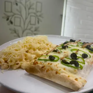 Tacos gratiné + mac&cheese + boisson