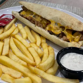 Sandwich Mix Duo + frites + boisson