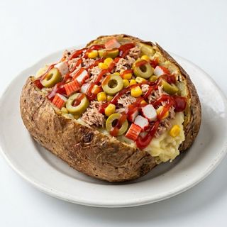 Patata asada thon surimi