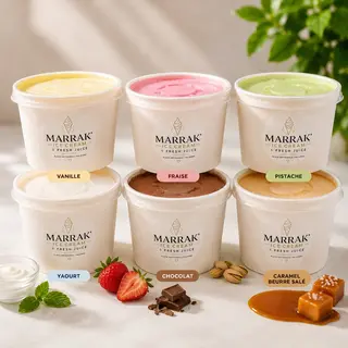 Glace caramel beurre salé glacé