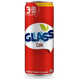 Glass - Cola Canette ( 25Cl )