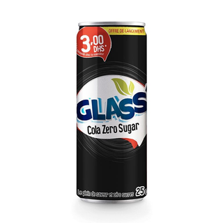 Glass - Cola Zero Canette ( 25 Cl )
