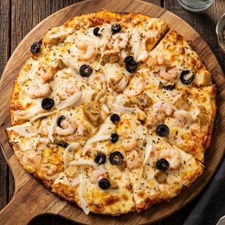 Pizza fruits de mer