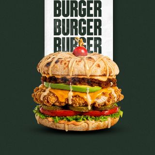 Burger avocado