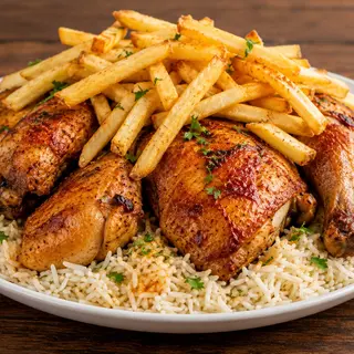 دجاجة كاملة مكمولة