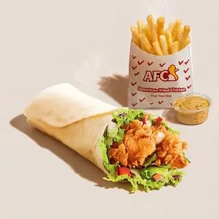 Mega Chicken Roll + Frites