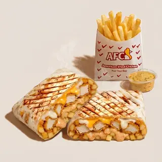 Crispy Chicken Tacos + Frites