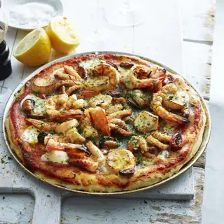 Top Fish Seafood Pizza