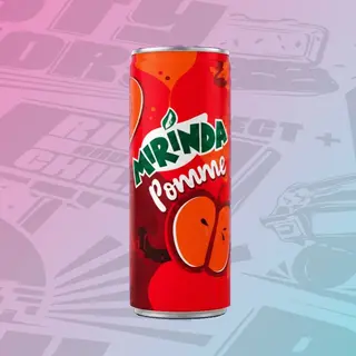 Mirinda - Pomme  ( 25Cl ) Canette