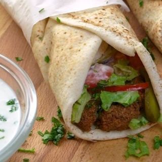Flafel sandwich