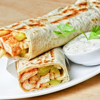 Chich taouak wrap