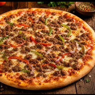 Pizza viande hachée
