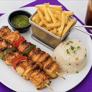 Brochettes De Poulet Marinées