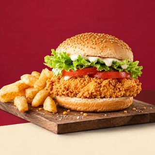 Burger crispy