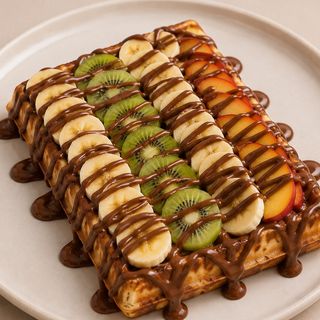 Gaufre fruit de saison