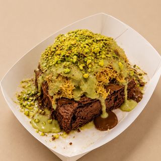 Brownie kuanafa pistache