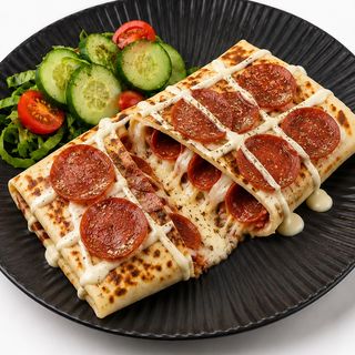 Crepe pepperoni