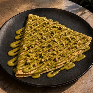 Crepe pistache