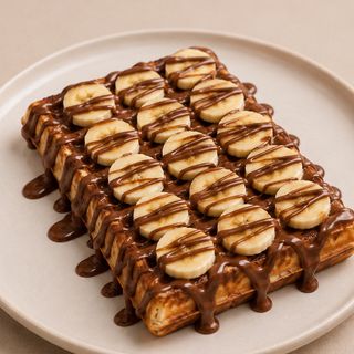 Gaufre nutella banane