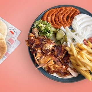 Plats shawarma poulet