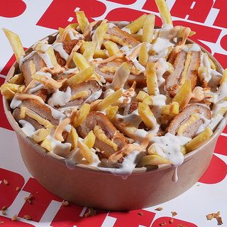 Cordon bleu Bowl fries