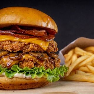 Burger Double Chicken