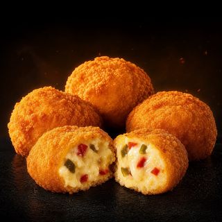 Croquettes Crousty au fromage et poivrons - 4 Pcs