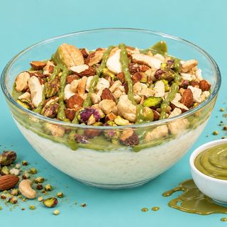 رز بحليب مع مكسرات milk rice nut
