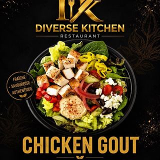 Salade chicken Gout