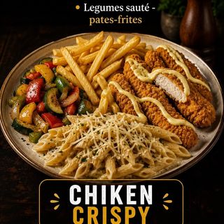 Plat chiken crispy