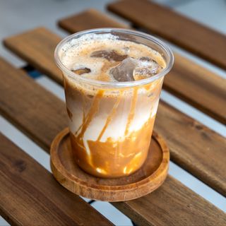 Iced gourmet latte