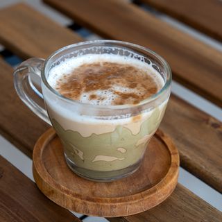 Pistachio latte
