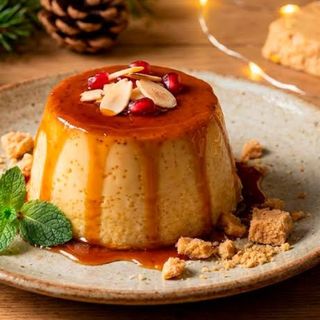 Flan turron