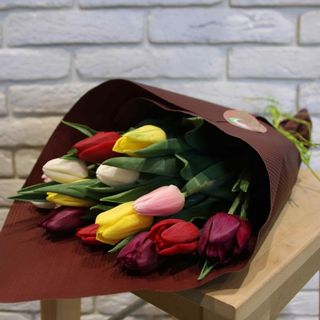 Buchet de 15 Lalele Mix